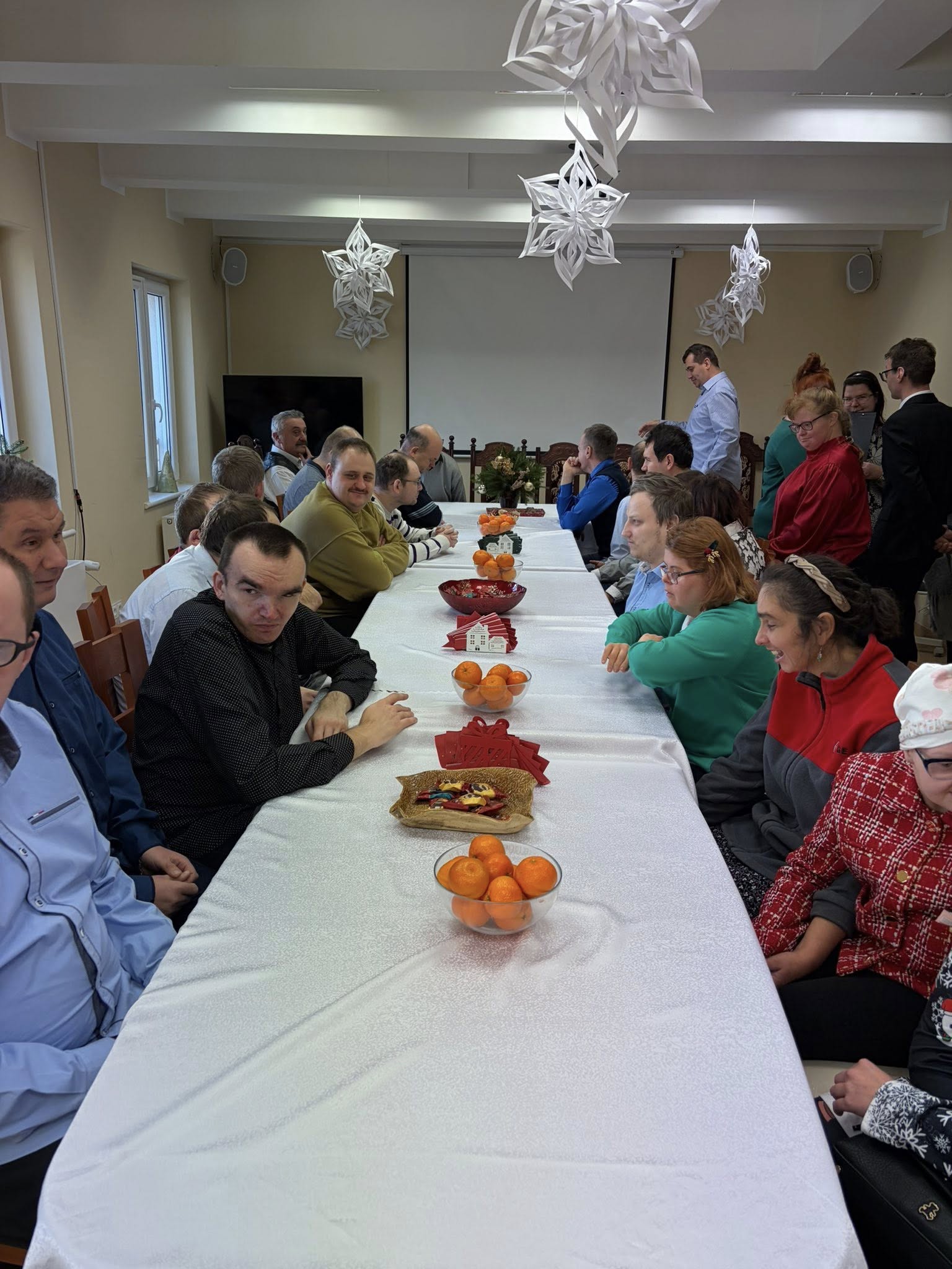 Spotkanie wigilijne w WTZ